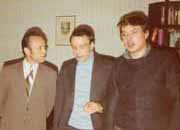 1977. Париж. И.Мешенер, В.Буковский и Вадим.